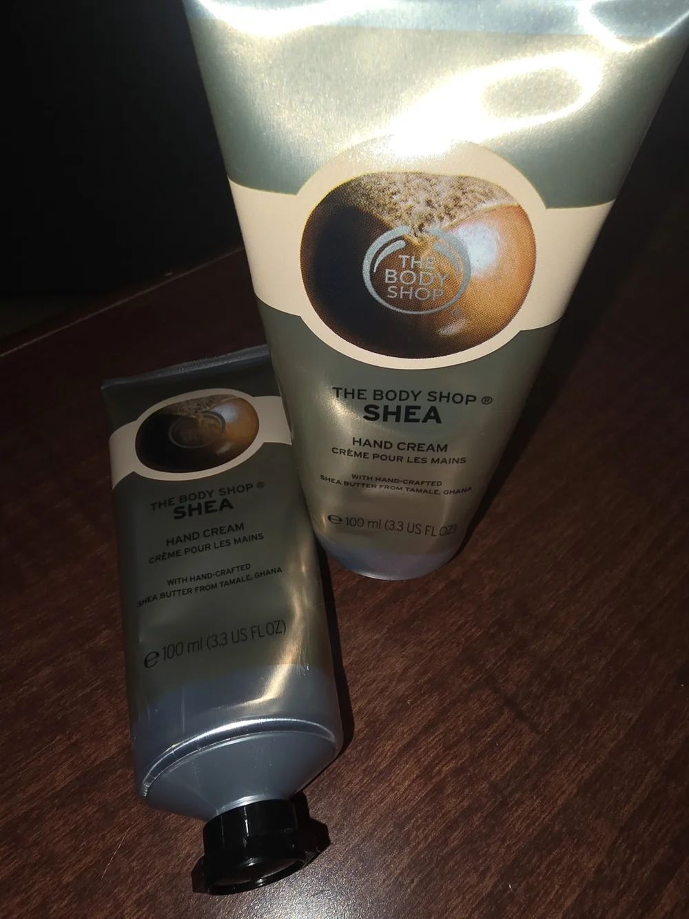 The Body Shop Shea Hand Cream - Green and Cream
